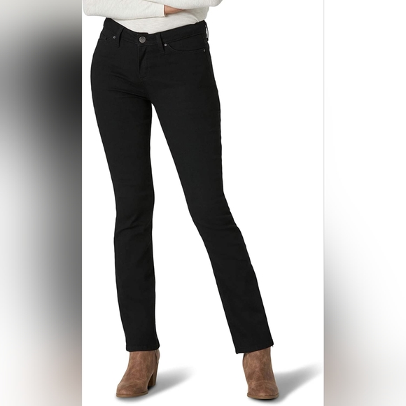 Lee Riders Black Bootcut Mid Rise Jeans - Picture 2 of 8